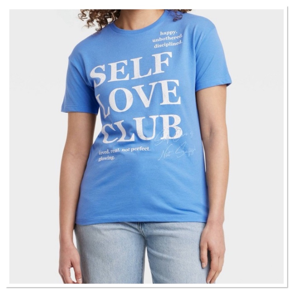 Women’s Self Love Club Grayson Threads Blue Tee